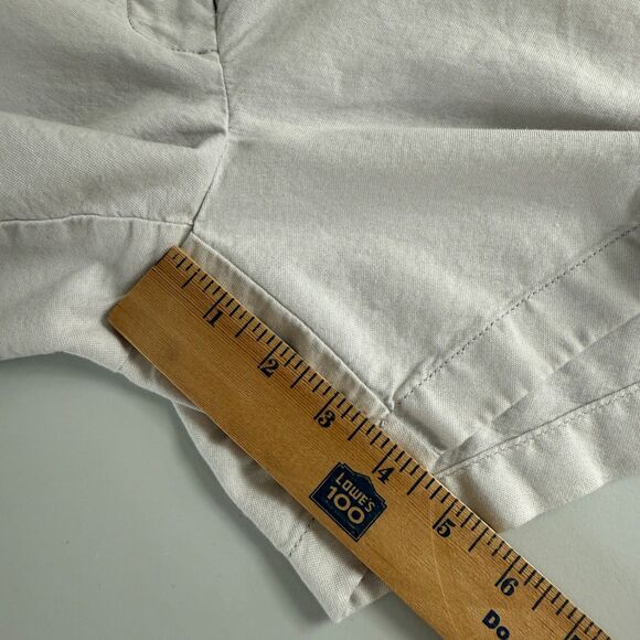 J Crew Women's Chino Shorts Light Gray 100% Cotton Size 4 - Picture 9 of 11